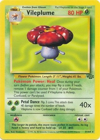 Vileplume (31/64) [Jungle Unlimited] | Odin's Place