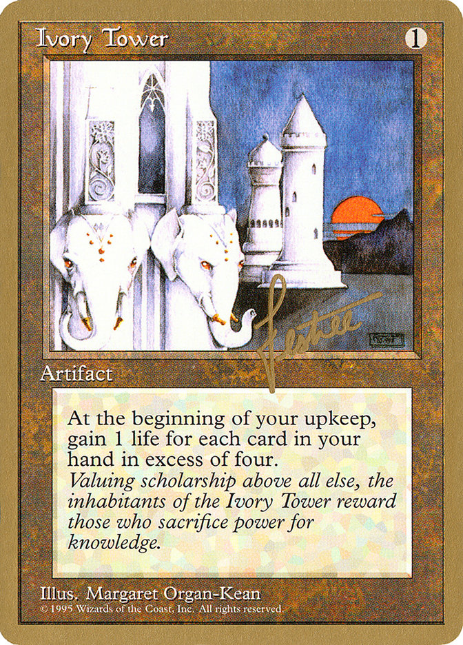 Ivory Tower (Bertrand Lestree) [Pro Tour Collector Set] | Odin's Place