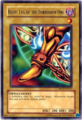 Right Leg of the Forbidden One [RP01-EN017] Rare | Odin's Place