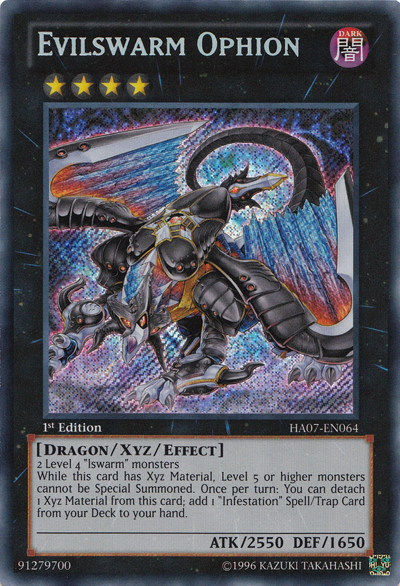 Evilswarm Ophion [HA07-EN064] Secret Rare | Odin's Place