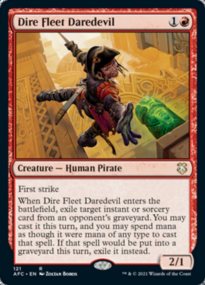 Dire Fleet Daredevil [Dungeons & Dragons: Adventures in the Forgotten Realms Commander] | Odin's Place