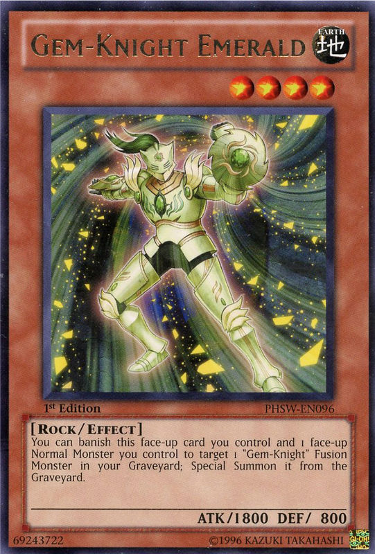 Gem-Knight Emerald [PHSW-EN096] Rare | Odin's Place