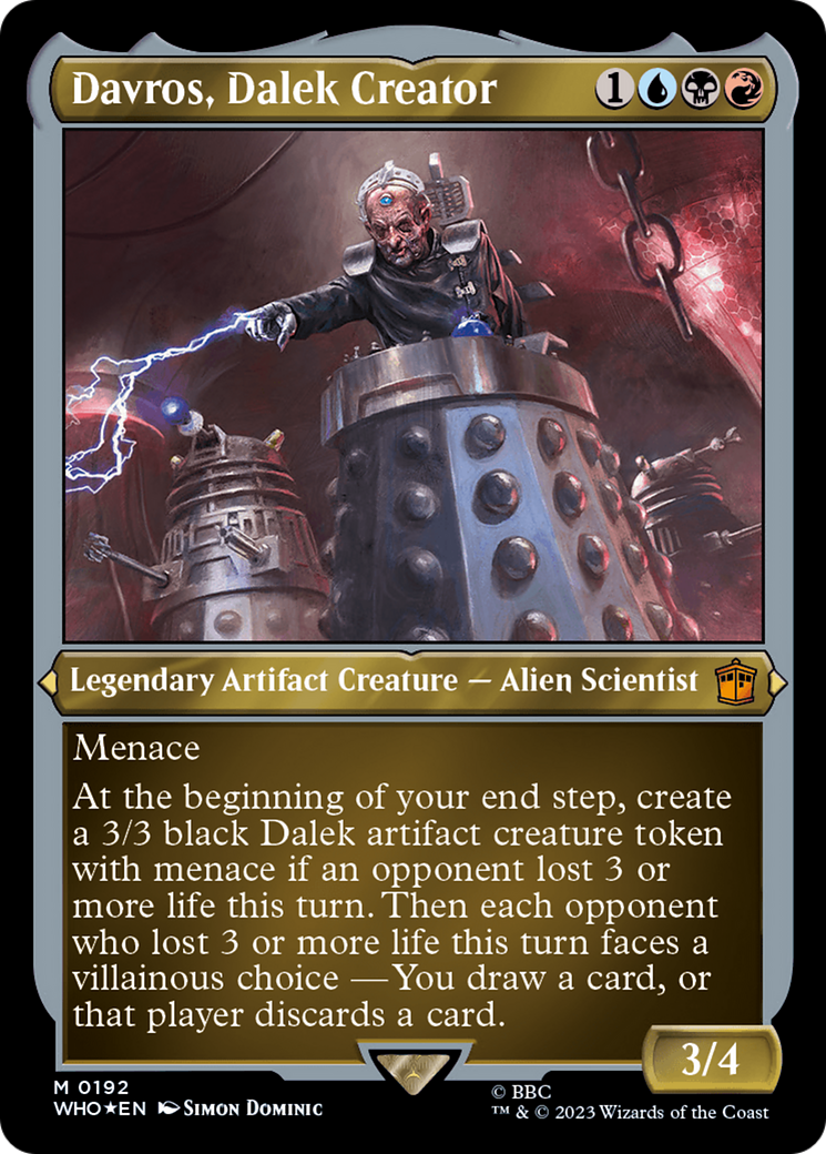Davros, Dalek Creator (Display Commander) - Thick Stock [Doctor Who] | Odin's Place