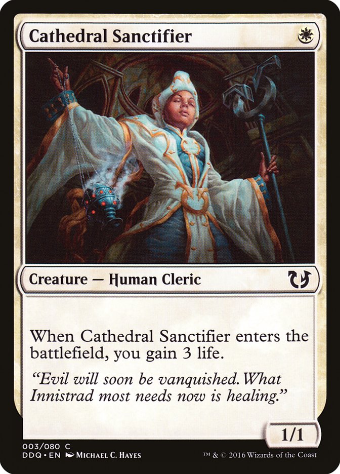 Cathedral Sanctifier (3) [Duel Decks: Blessed vs. Cursed] | Odin's Place