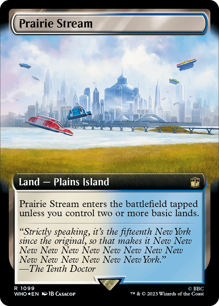 Prairie Stream (Extended Art) (Surge Foil) [Doctor Who] | Odin's Place