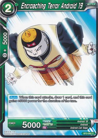 Encroaching Terror Android 19 (BT2-092) [Union Force] | Odin's Place