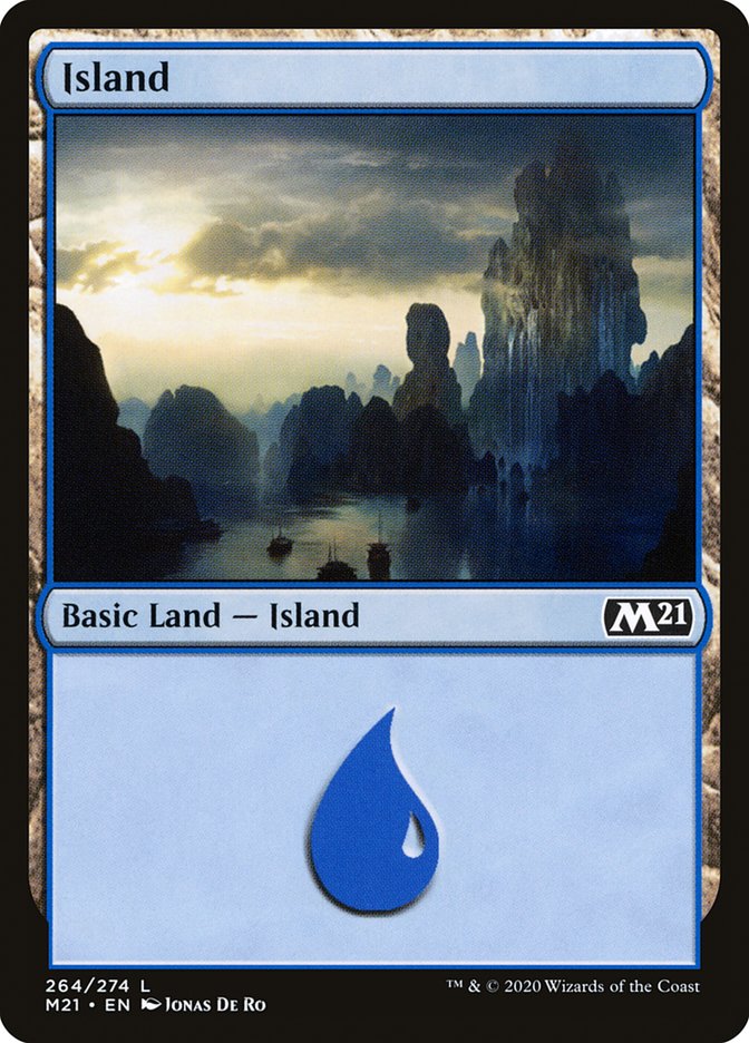 Island (264) [Core Set 2021] | Odin's Place