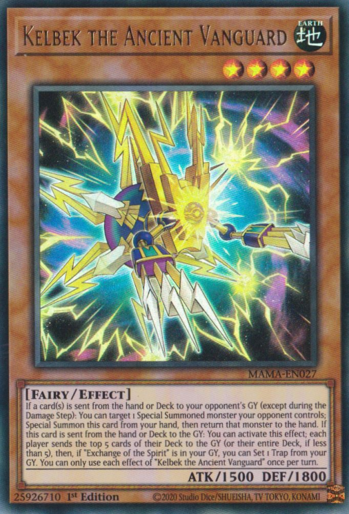 Kelbek the Ancient Vanguard [MAMA-EN027] Ultra Rare | Odin's Place