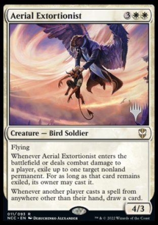 Aerial Extortionist (Promo Pack) [Streets of New Capenna Commander Promos] | Odin's Place