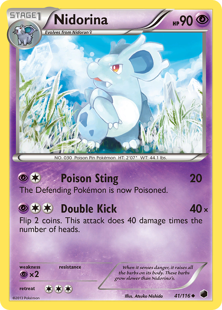 Nidorina (41/116) [Black & White: Plasma Freeze] | Odin's Place
