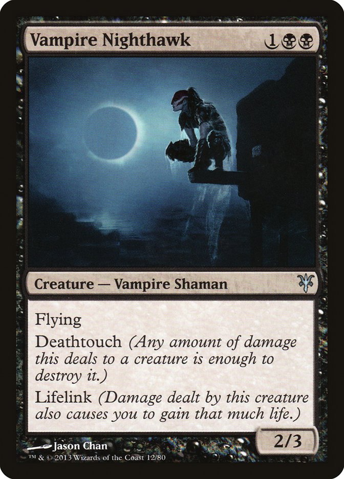 Vampire Nighthawk (12) [Duel Decks: Sorin vs. Tibalt] | Odin's Place