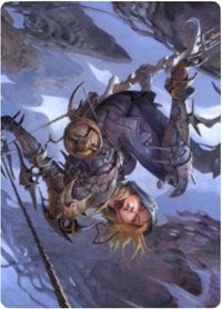 Blackbloom Rogue Art Card [Zendikar Rising Art Series] | Odin's Place