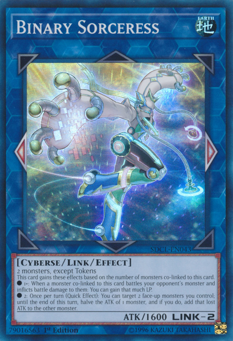 Binary Sorceress [SDCL-EN043] Super Rare | Odin's Place