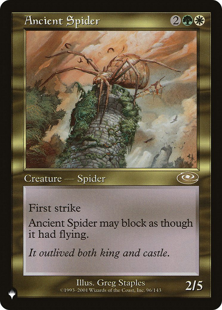 Ancient Spider [The List] | Odin's Place