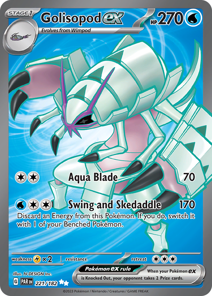 Golisopod ex (221/182) [Scarlet & Violet: Paradox Rift] | Odin's Place
