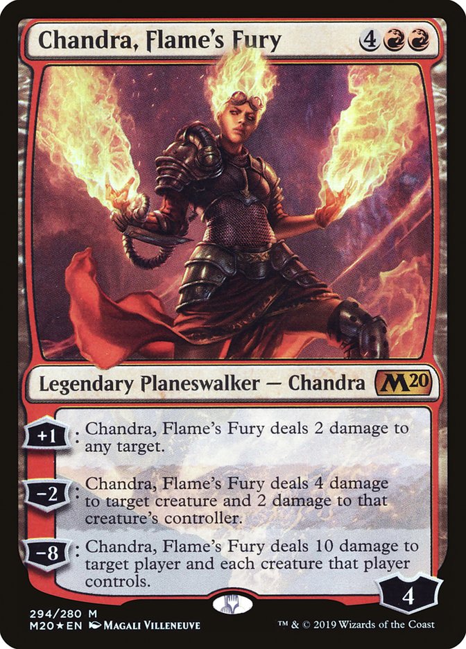 Chandra, Flame's Fury [Core Set 2020] | Odin's Place