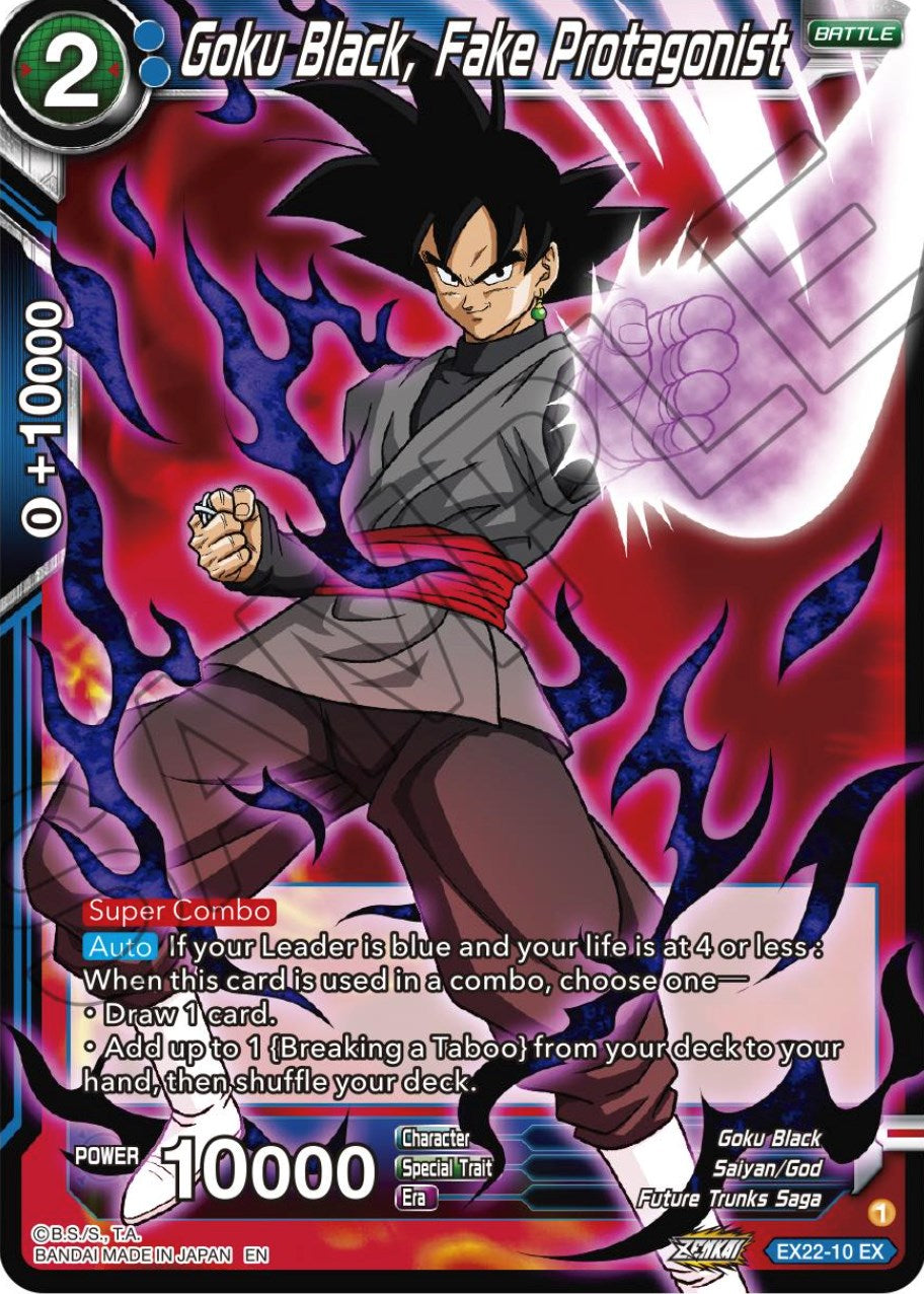 Goku Black, Fake Protagonist (EX22-10) [Ultimate Deck 2023] | Odin's Place