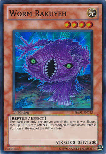 Worm Rakuyeh [HA02-EN055] Super Rare | Odin's Place