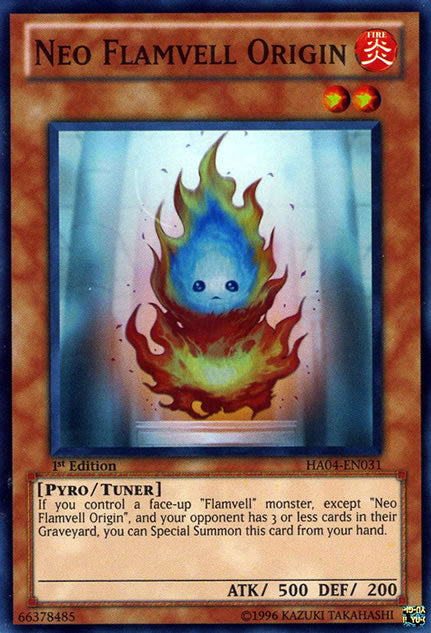 Neo Flamvell Origin [HA04-EN031] Super Rare | Odin's Place