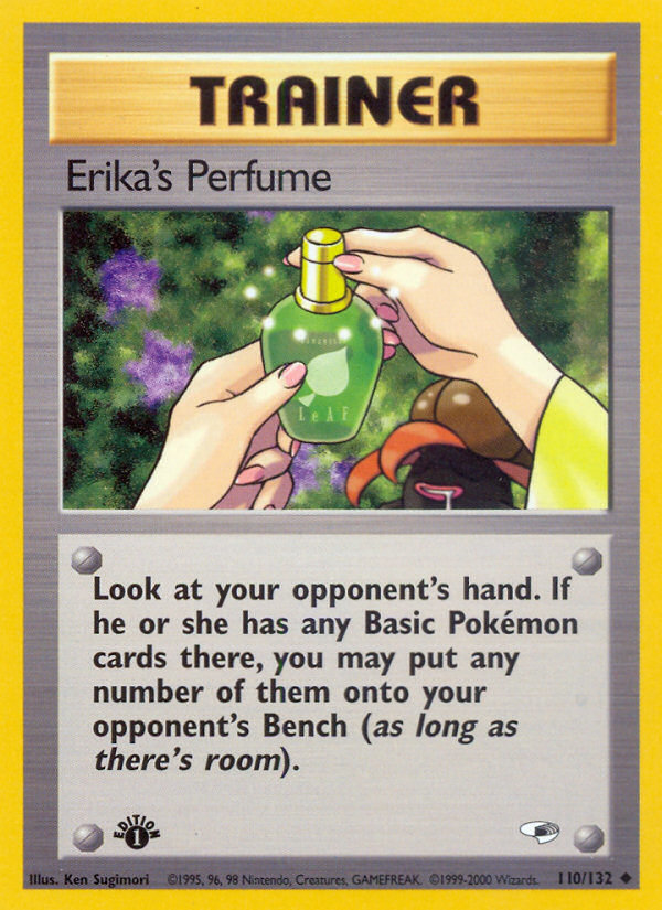 Erika's Perfume (110/132) [Gym Heroes 1st Edition] | Odin's Place