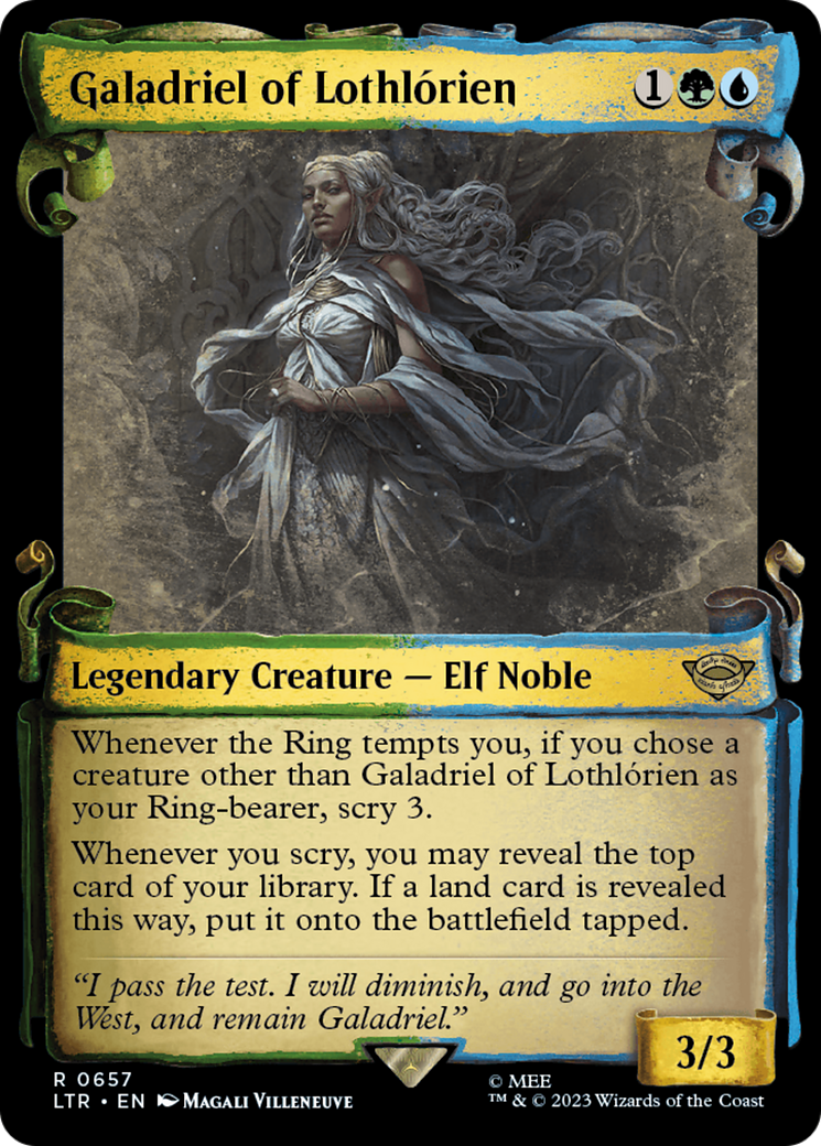 Galadriel of Lothlorien [The Lord of the Rings: Tales of Middle-Earth Showcase Scrolls] | Odin's Place
