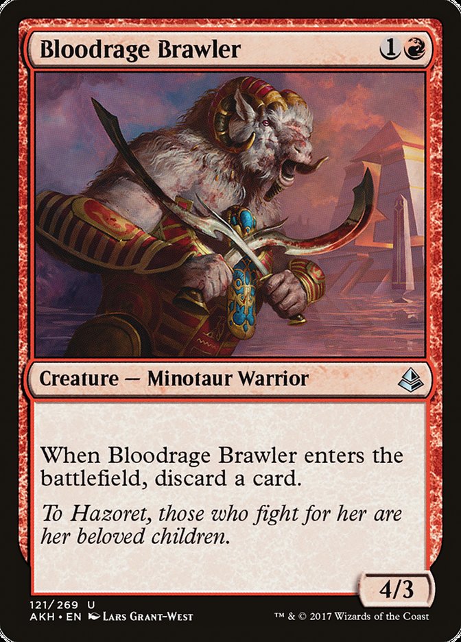 Bloodrage Brawler (121) [Amonkhet] | Odin's Place