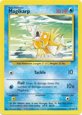 Magikarp (35/102) [Base Set Unlimited] | Odin's Place