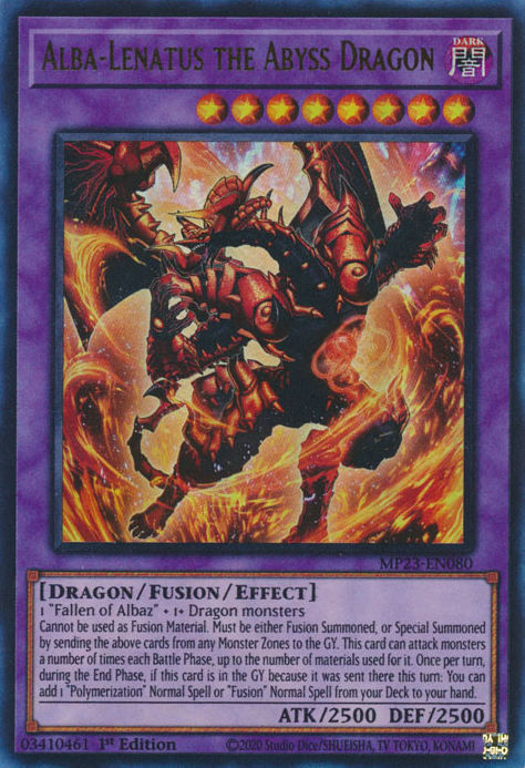 Alba-Lenatus the Abyss Dragon [MP23-EN080] Ultra Rare | Odin's Place