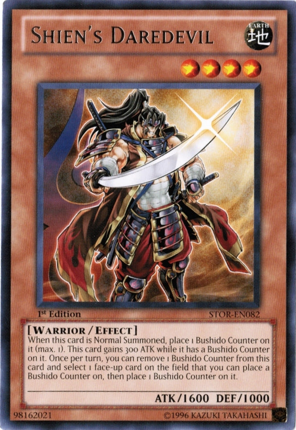Shien's Daredevil [STOR-EN082] Rare | Odin's Place