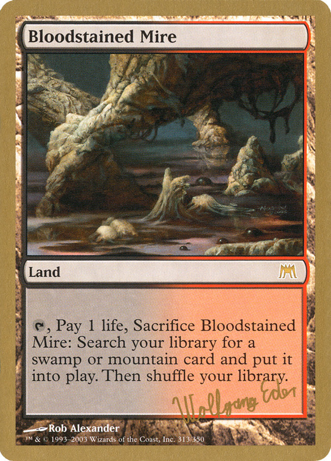 Bloodstained Mire (Wolfgang Eder) [World Championship Decks 2003] | Odin's Place