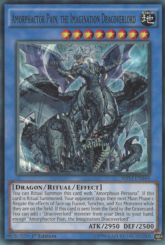 Amorphactor Pain, the Imagination Dracoverlord [SHVI-EN044] Super Rare | Odin's Place