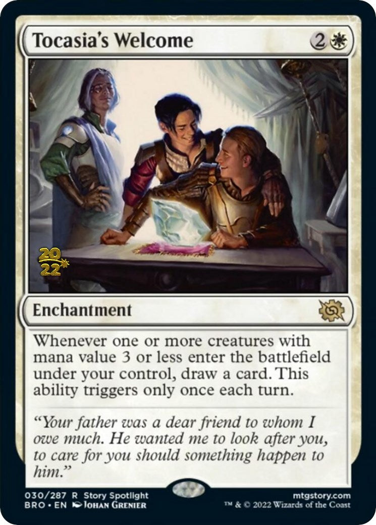 Tocasia's Welcome [The Brothers' War Prerelease Promos] | Odin's Place
