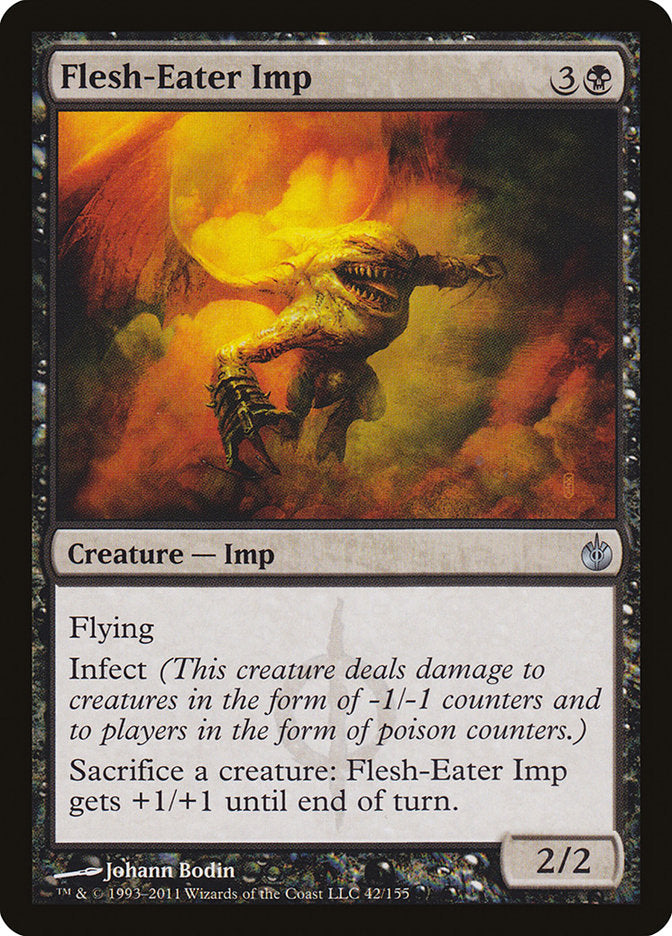 Flesh-Eater Imp (42) [Mirrodin Besieged] | Odin's Place