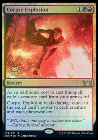 Corpse Explosion [Streets of New Capenna Prerelease Promos] | Odin's Place