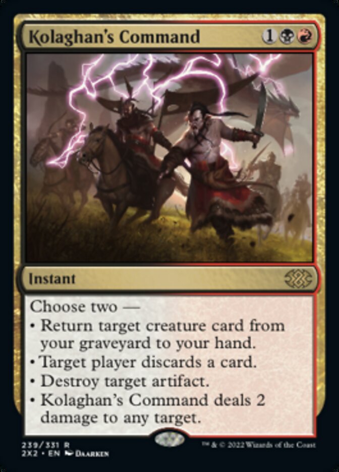 Kolaghan's Command [Double Masters 2022] | Odin's Place