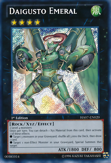 Daigusto Emeral [HA07-EN020] Secret Rare | Odin's Place