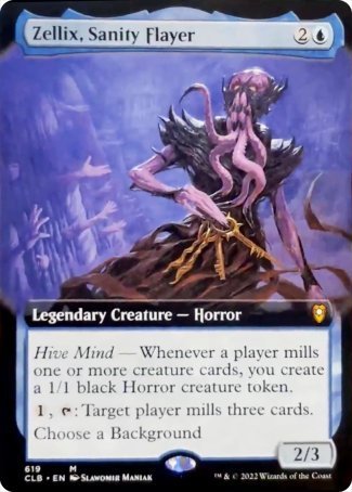 Zellix, Sanity Flayer (Extended Art) [Commander Legends: Battle for Baldur's Gate] | Odin's Place