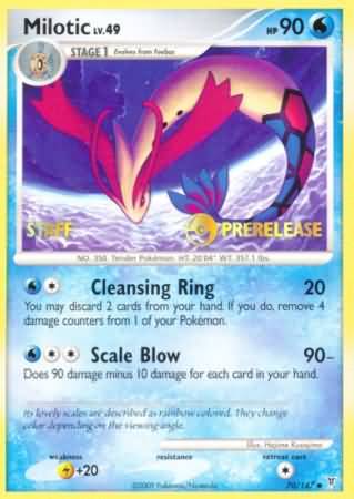 Milotic (70/147) (Staff Prerelease Promo) [Nintendo: Black Star Promos] | Odin's Place