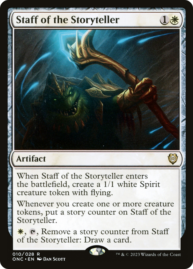 Staff of the Storyteller [Phyrexia: All Will Be One Commander] | Odin's Place