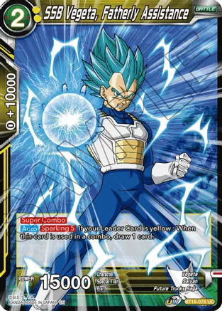SSB Vegeta, Fatherly Assistance (BT16-078) [Realm of the Gods] | Odin's Place
