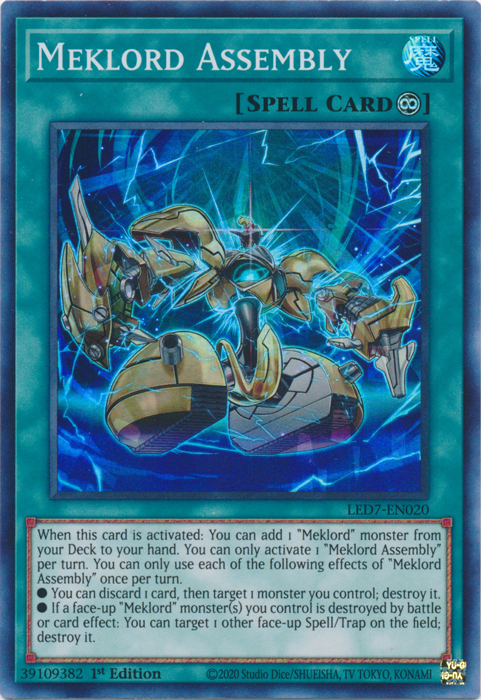 Meklord Assembly [LED7-EN020] Super Rare | Odin's Place
