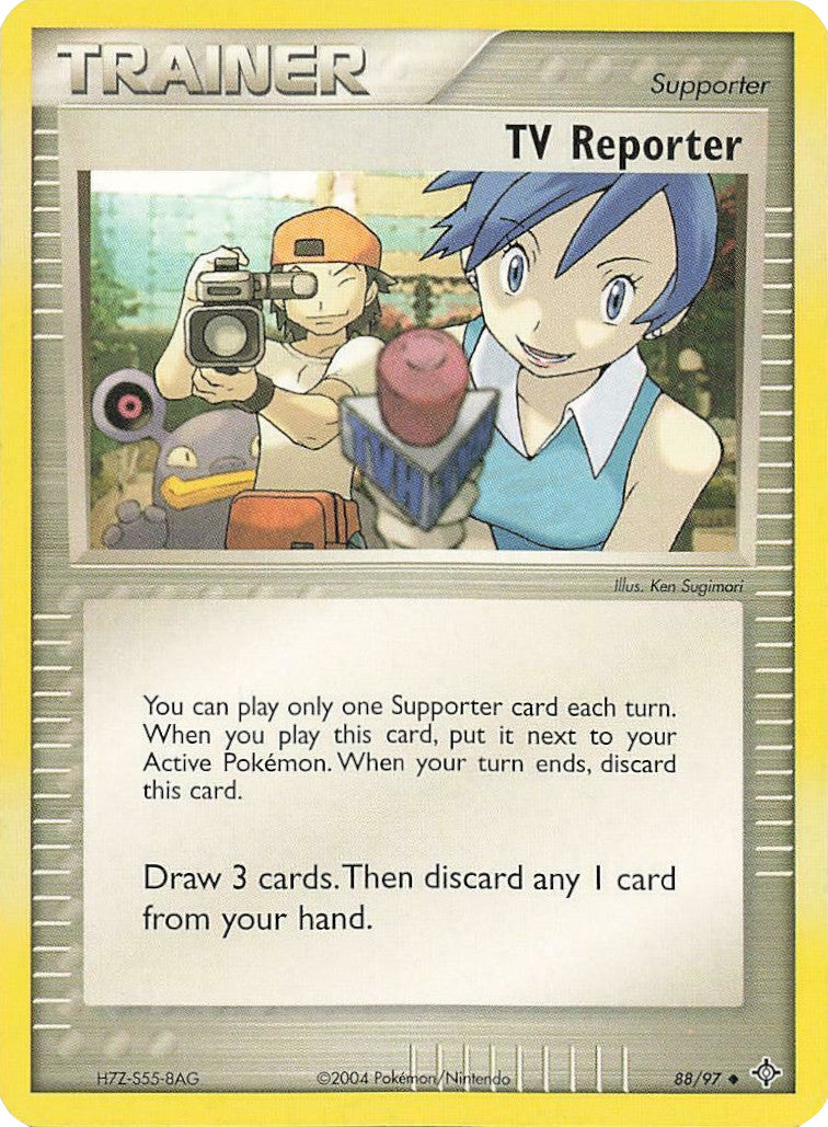TV Reporter (88/97) [EX: Battle Stadium] | Odin's Place