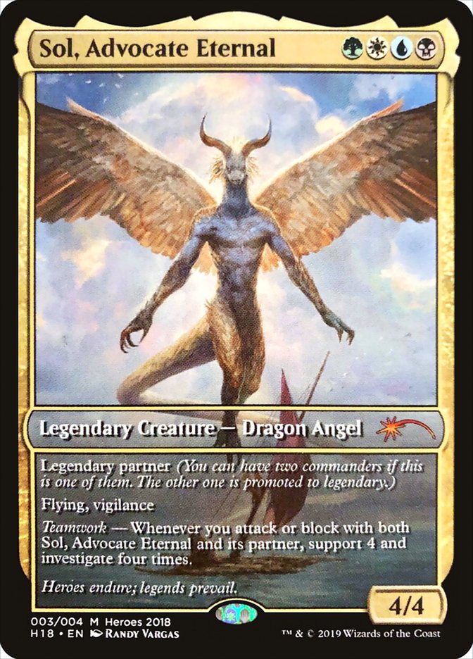 Sol, Advocate Eternal [Heroes of the Realm 2018] | Odin's Place