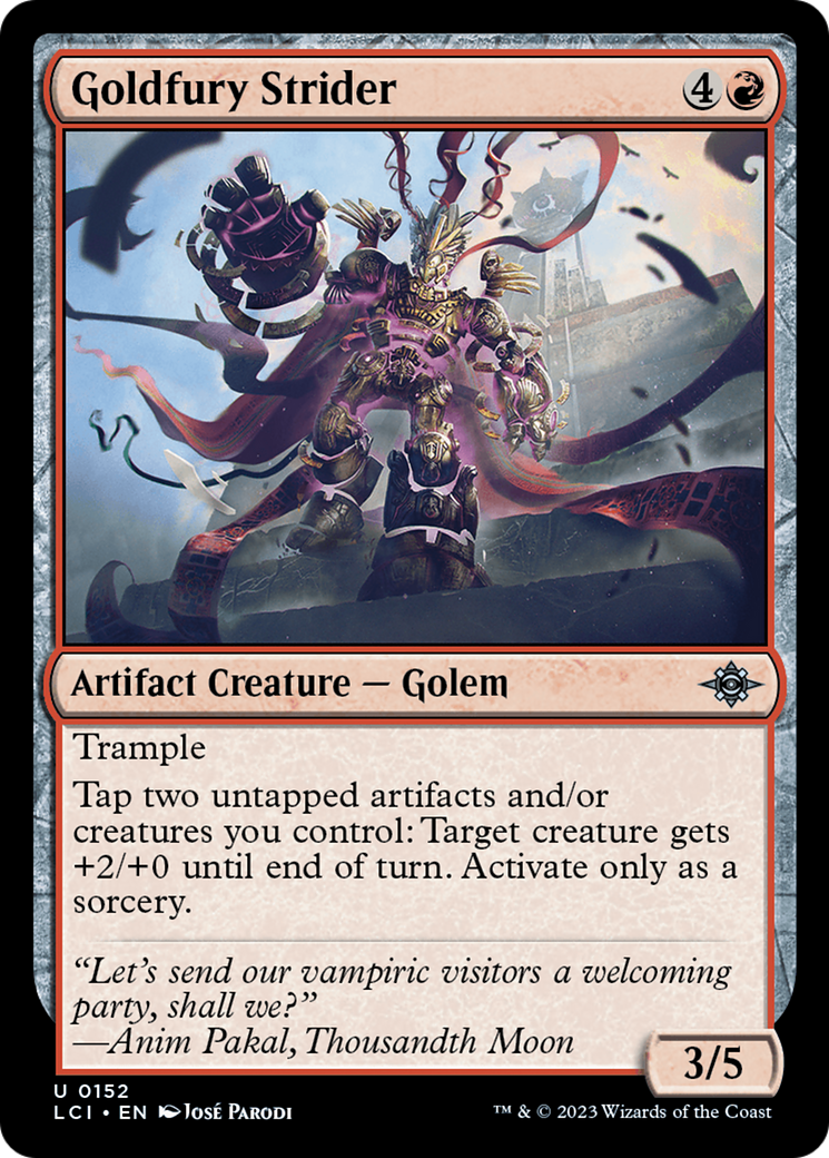 Goldfury Strider [The Lost Caverns of Ixalan] | Odin's Place