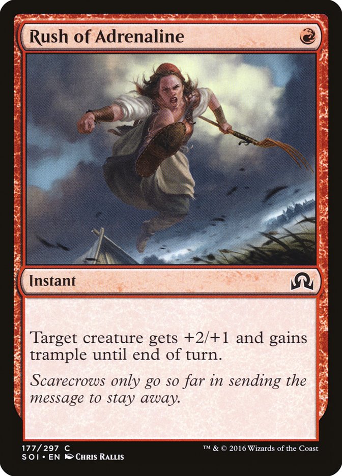 Rush of Adrenaline (177) [Shadows over Innistrad] | Odin's Place