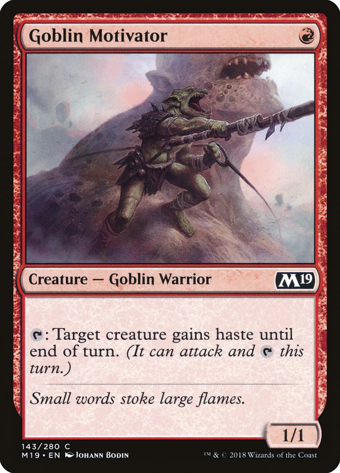 Goblin Motivator (143) [Core Set 2019] | Odin's Place