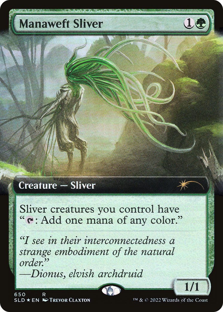 Manaweft Sliver (Extended Art) [Secret Lair Drop Promos] | Odin's Place