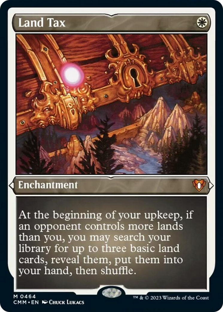 Land Tax (Foil Etched) [Commander Masters] | Odin's Place