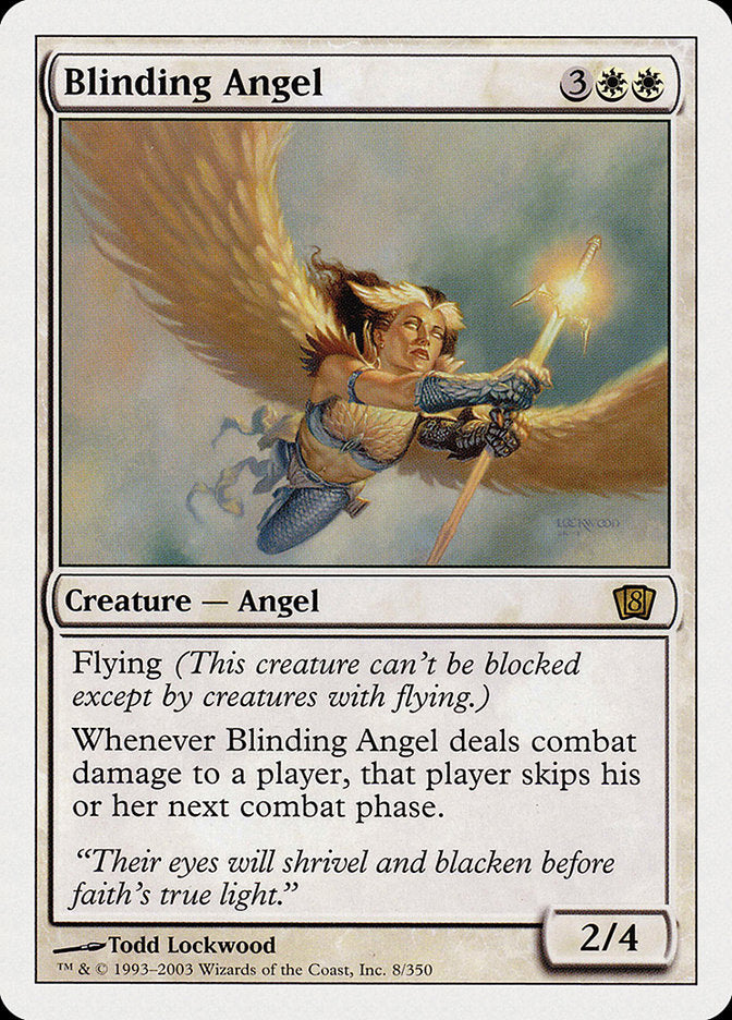 Blinding Angel (8th Edition) [Oversize Cards] | Odin's Place