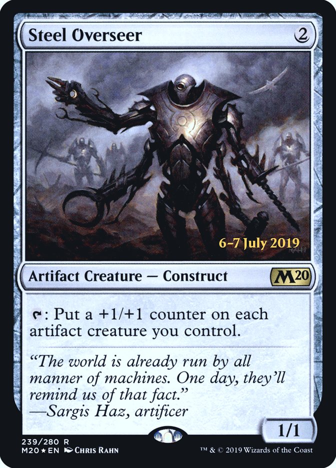 Steel Overseer [Core Set 2020 Prerelease Promos] | Odin's Place